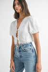 Rule Breaker Top- Off White
