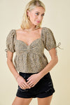 Autumn Calling Top- Washed Denim