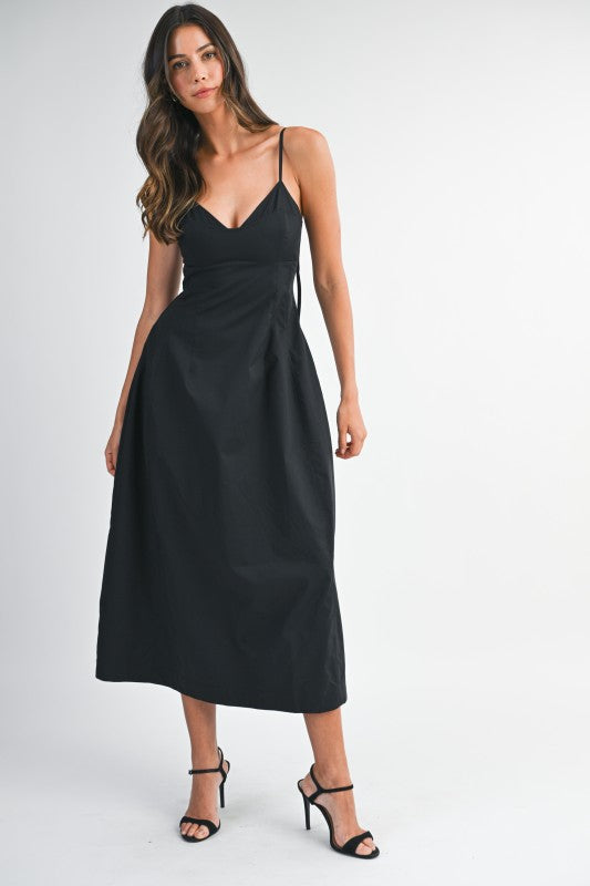 All Season Midi- Black