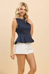 Football Season Top- Navy