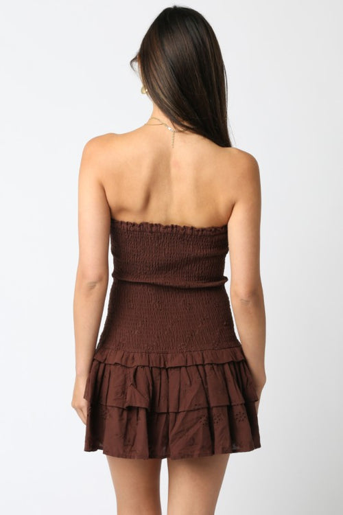 Forever & Ever Dress- Brown