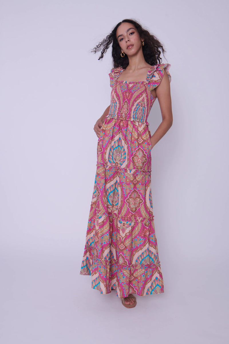 Gaya Dress- Jupiter Print Pink