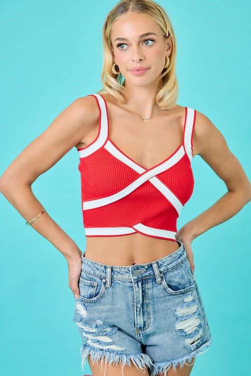 Top- Red/White