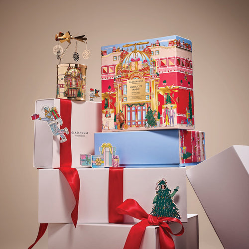 Candle with Spinning Carousel Gift Set