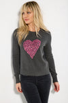 Heart Strong Sweater - Shale