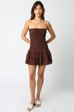 Forever & Ever Dress- Brown