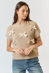 All Dressed Up Sweater- Taupe