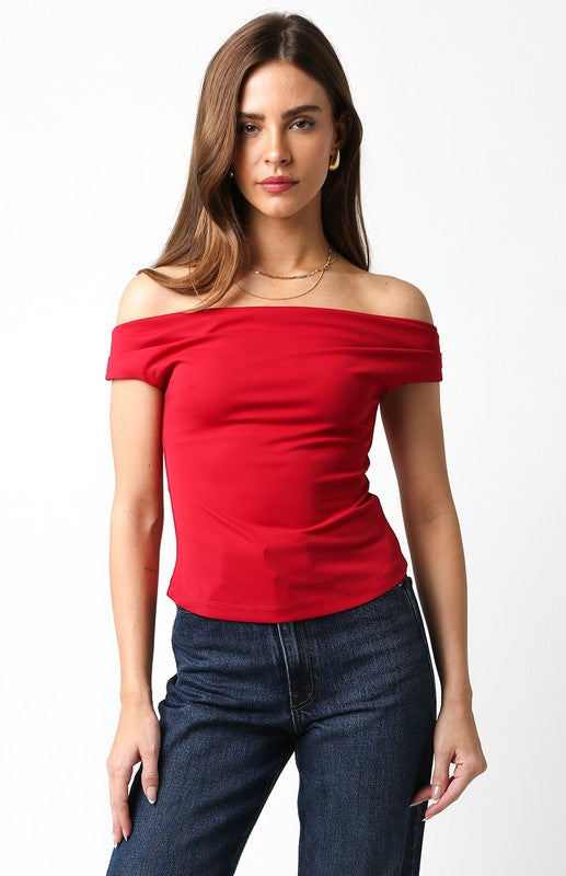 Free Fallin’ Top- Red