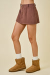 First Of Many Skort- Brown