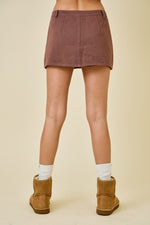First Of Many Skort- Brown
