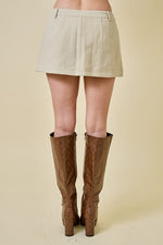 First Of Many Skort- Ecru