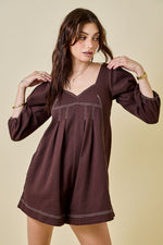 Days Like This Romper- Brown