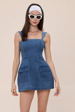 Can’t Wait Denim Dress- Light Denim