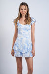 Ocean Mist Dress- Blue