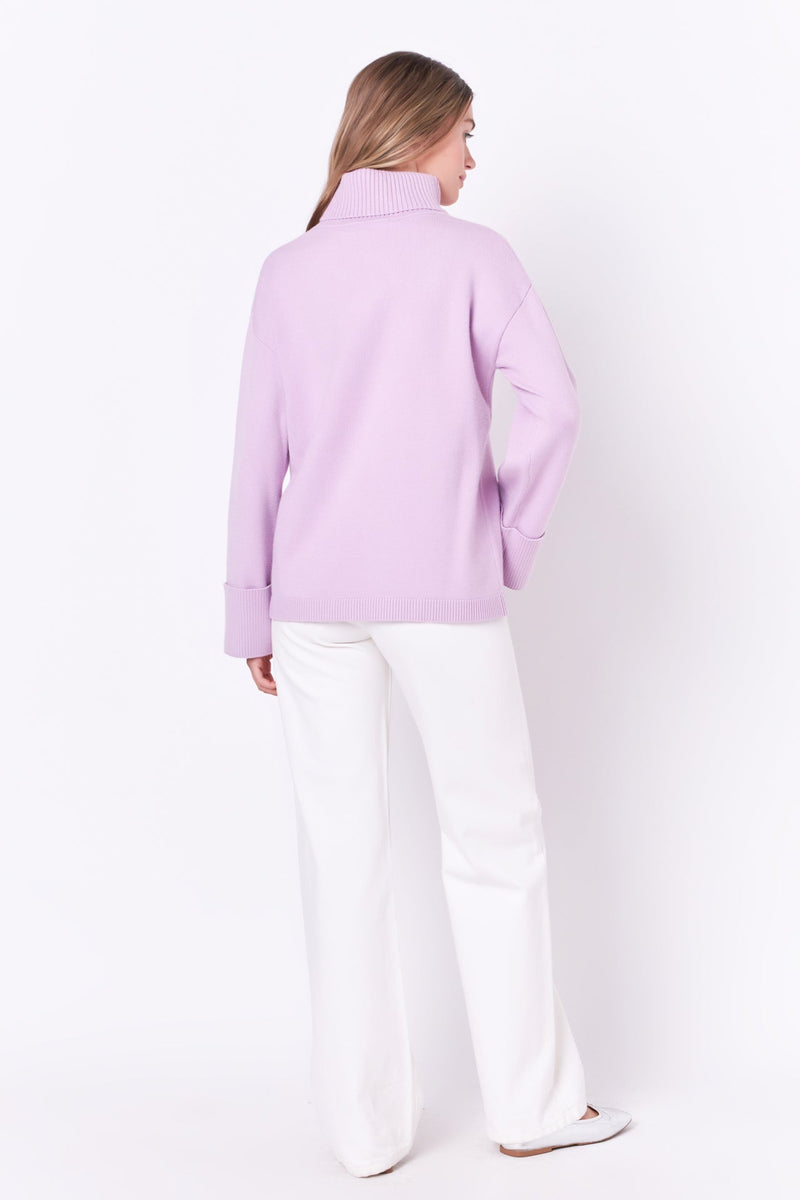 All For Me Sweater- Lilac