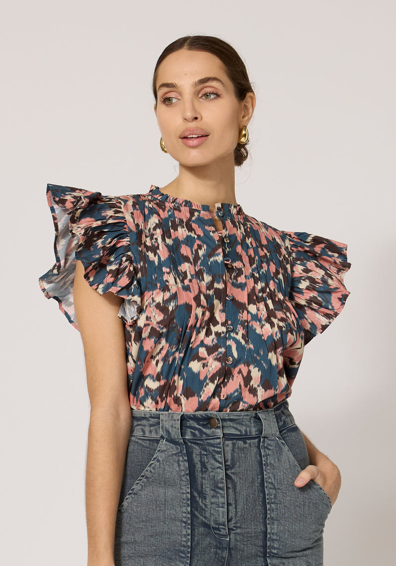 Maritza Blouse- Le Jules Print