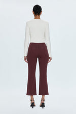 Simone Kick Flare Pant- Terra