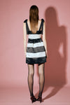 Stripe Mini Dress- Black