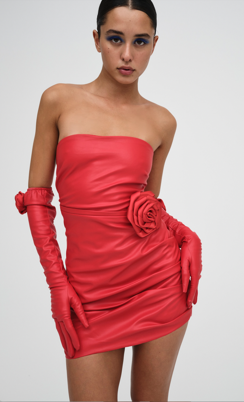 Stella Mini Dress- Red