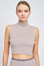 Nell Knit Top - Taupe