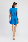 Marlow Mini Dress - Lapis