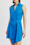 Marlow Mini Dress - Lapis