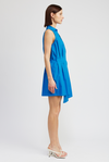 Marlow Mini Dress - Lapis