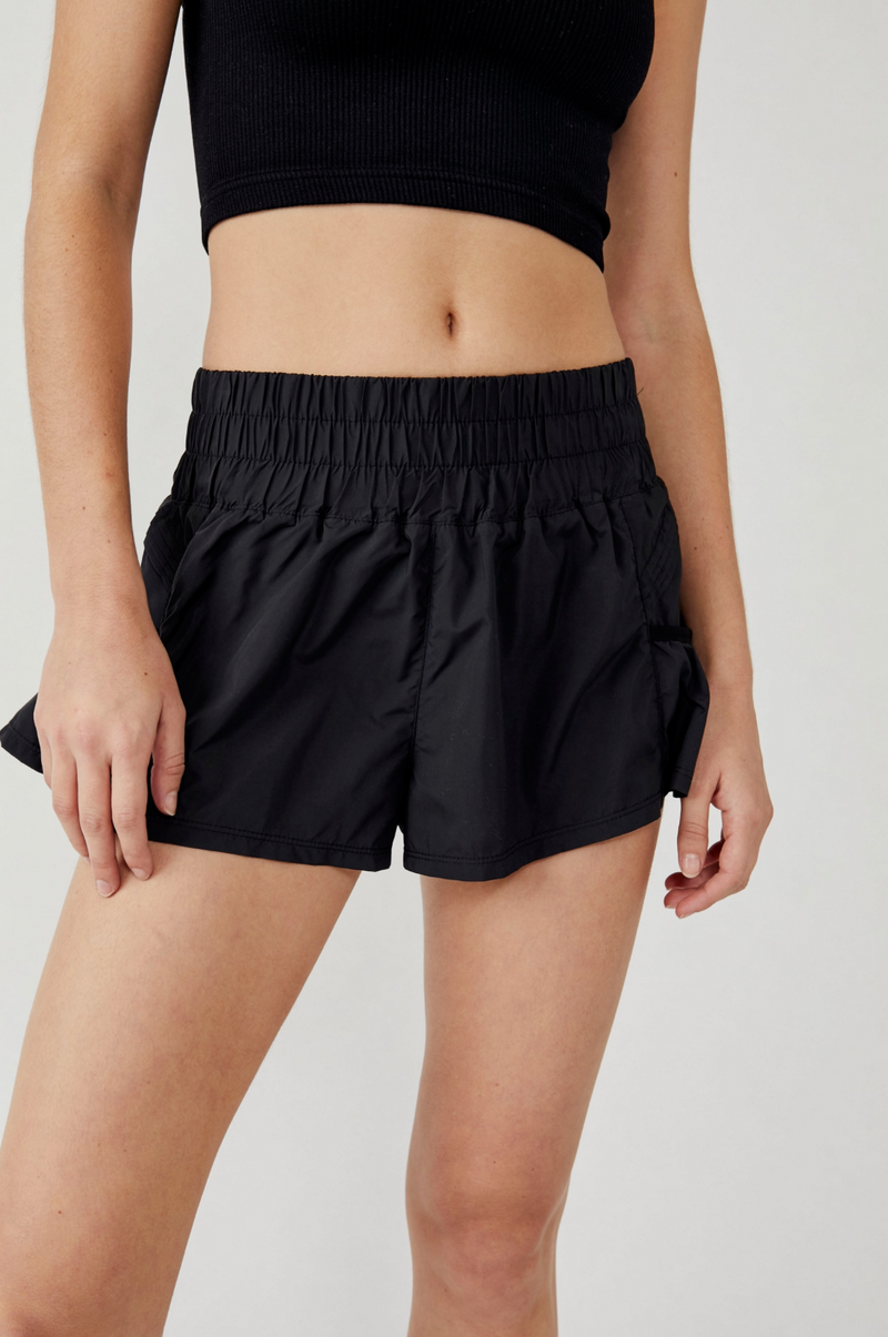 Get Your Flirt On Short- Black