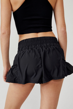 Get Your Flirt On Short- Black