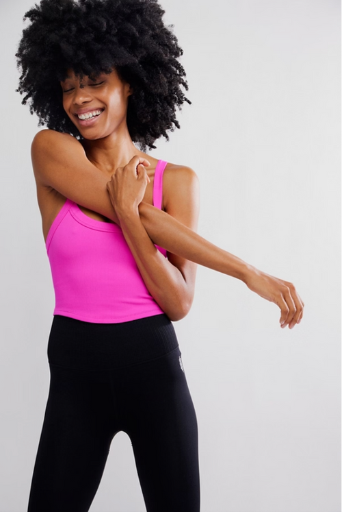 All Clear Cami Solid- Fuchsia Flirt