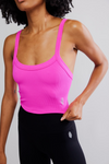 All Clear Cami Solid- Fuchsia Flirt