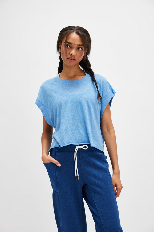 My Time Tee- Denim Blue