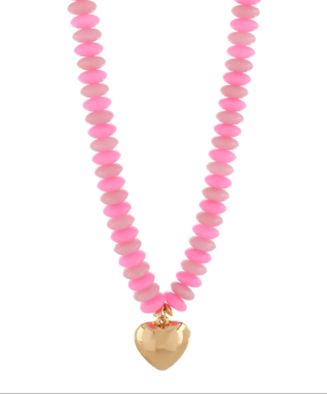 Chunky Heart Beads