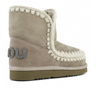 Eskimo 18 Suede Glitter Logo- Elephant Grey