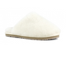 Closed Toe Sheepskin Fur Slipper- Vanilla