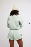 Intercept Romper- Pistachio