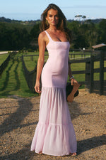 Tahlia Square Neck Maxi Dress- Petal
