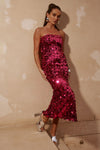 Sleigh Dress- Pink