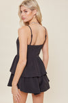 All Eyes On Me Romper- Black