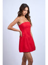Touchdown Dress- Red