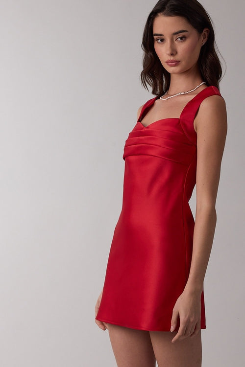 Christmas Cheer Dress- Red
