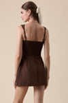 Flirty & Fun Dress- Coffee