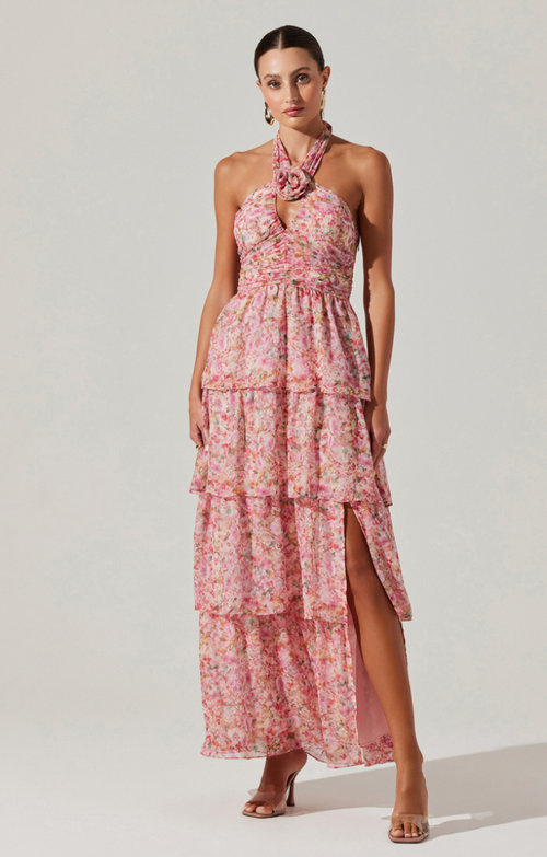 Brinley Dress - Pink Floral
