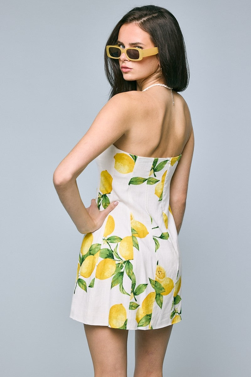 Lemon Spritz Dress- Refreshing Lemon