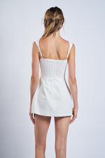 Can't Wait Dress- White