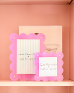 Fuchsia Mini Acrylic Picture Frame