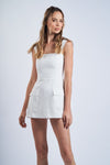 Can't Wait Dress- White