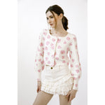 Worth Celebrating Top- Ivory/Pink Floral