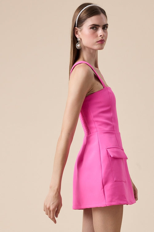 Flirty & Fun Dress- Pink