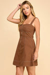 Mulled Cider Dress- Mocha